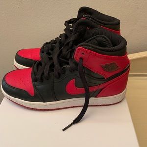 Air Jordan 1 Retro High Bred box not included 4.5Y